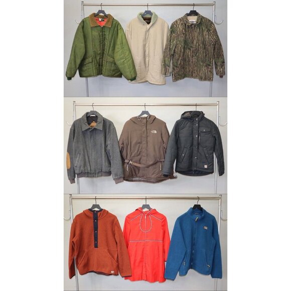Wholesale Vintage Jackets Camo Hunt North Face Eddie Bauer 90s Lot Of 9 Jacket